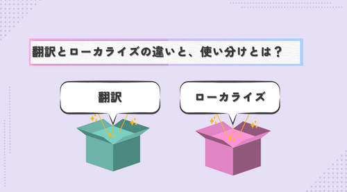 ローカライズ / ローカライゼーションとは？